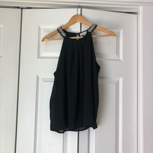 dressy black tank top